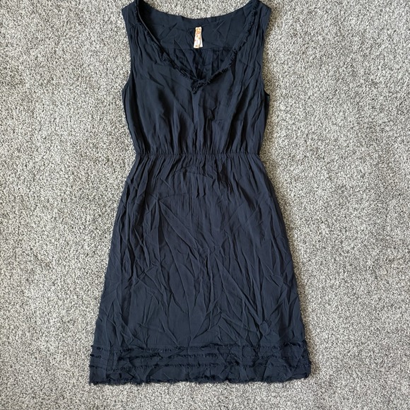Maeve Dresses & Skirts - Maeve Small Navy Sleeveless Lined Rayon Elegant Dress Boho Slinky